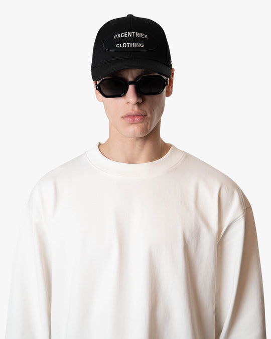 Embroided Cap Deep Black