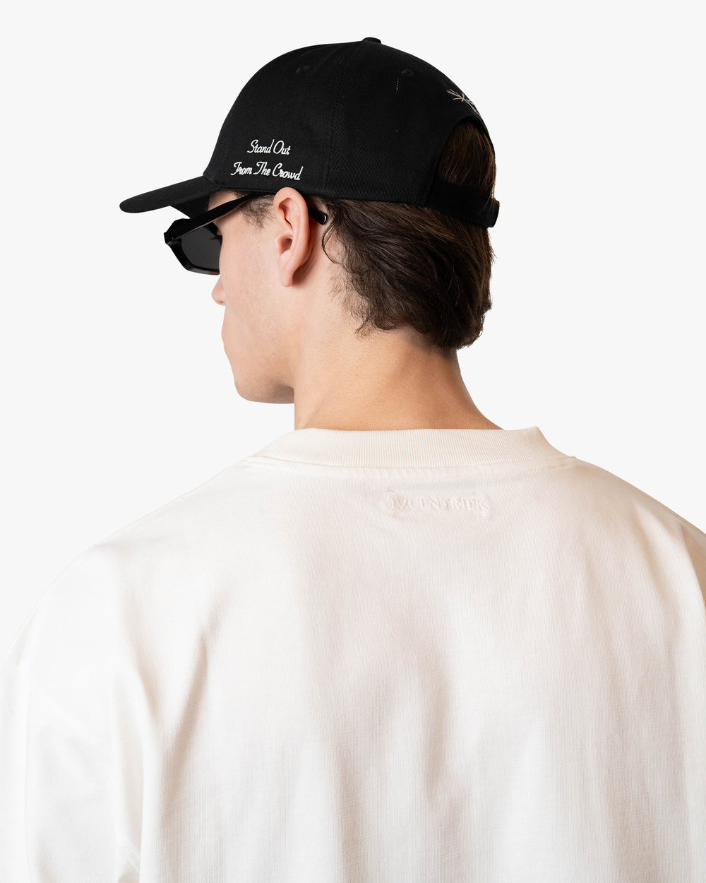 Embroided Cap Deep Black