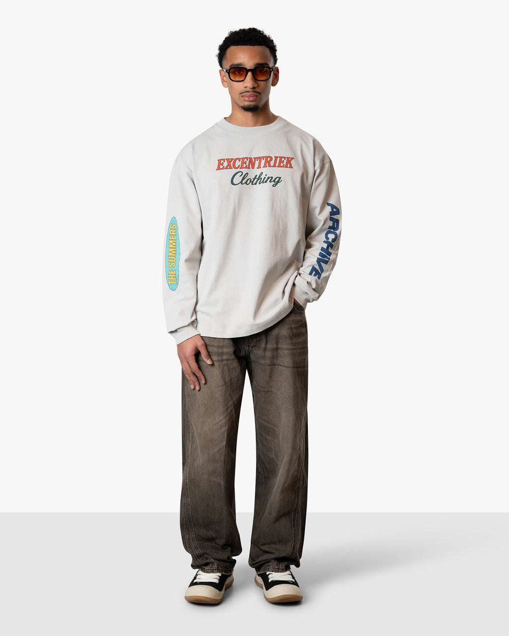 Archive Long sleeve Broken Soft Grey