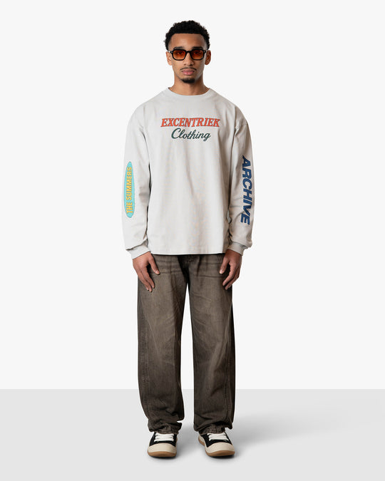 Archive Long sleeve Broken Soft Grey