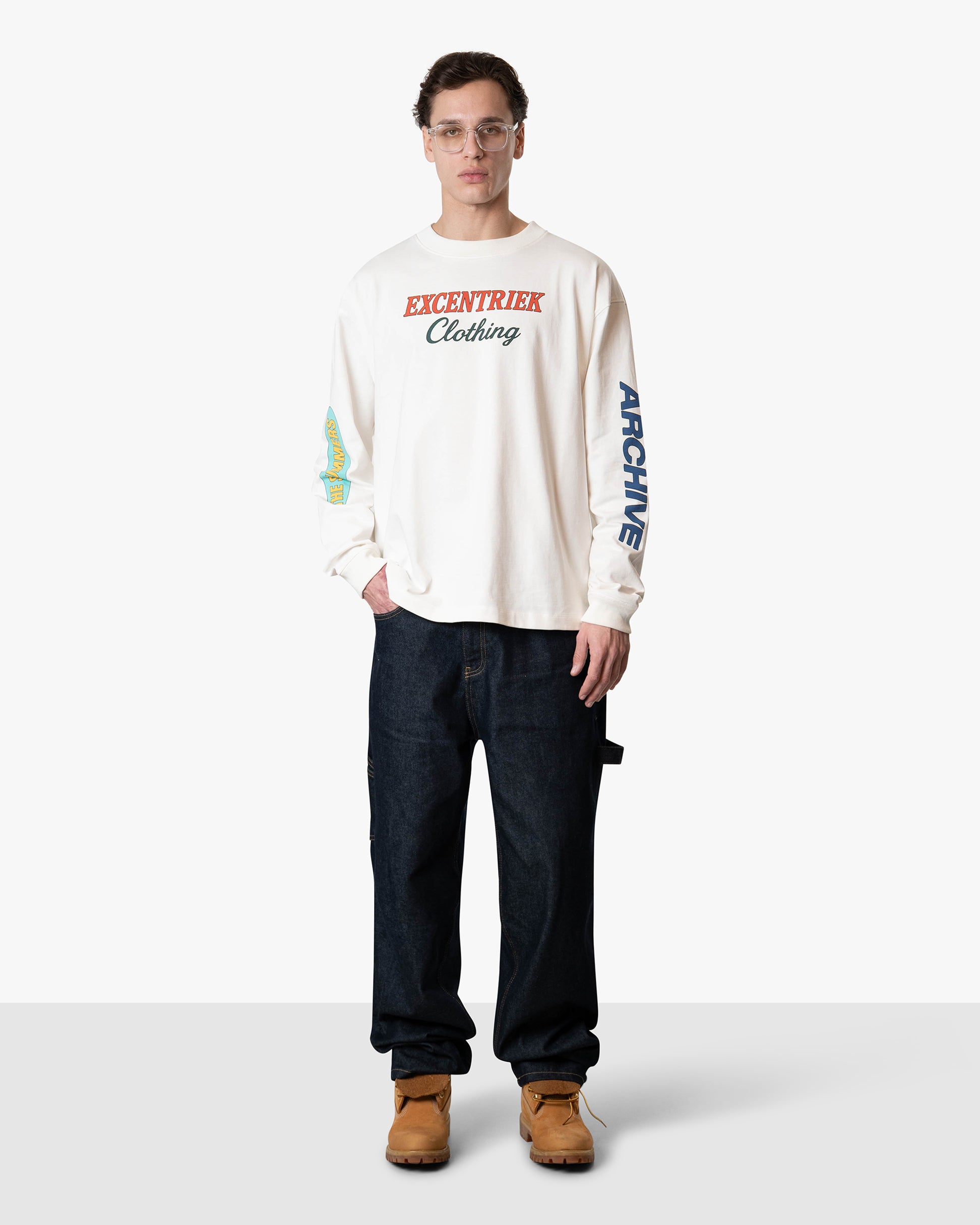Archive Long sleeve | Broken White – Excentriek
