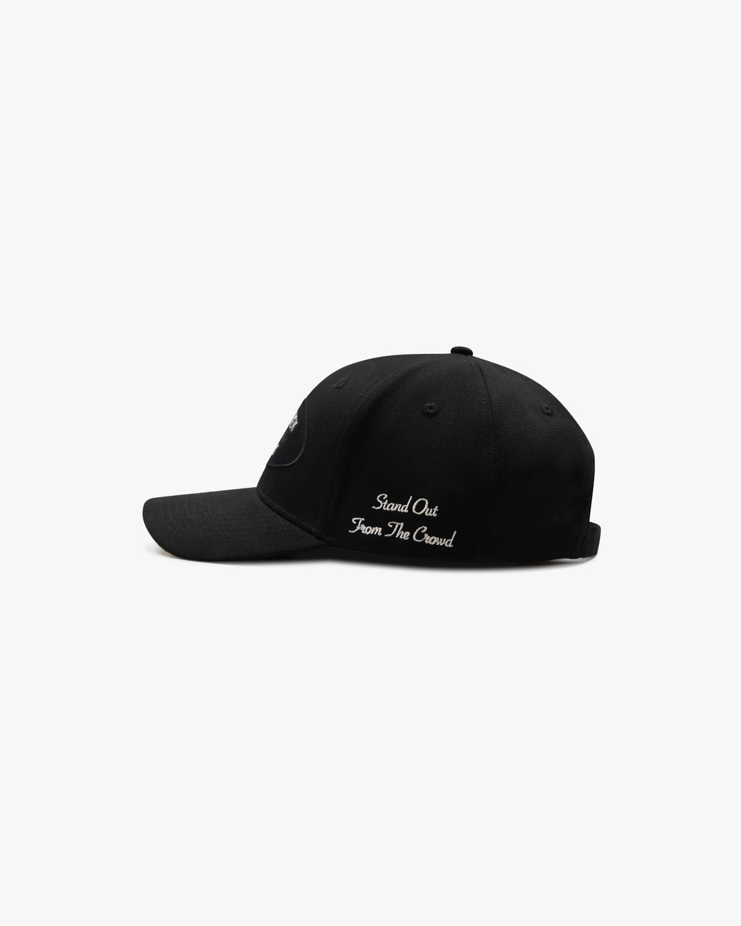 Embroided Cap Deep Black