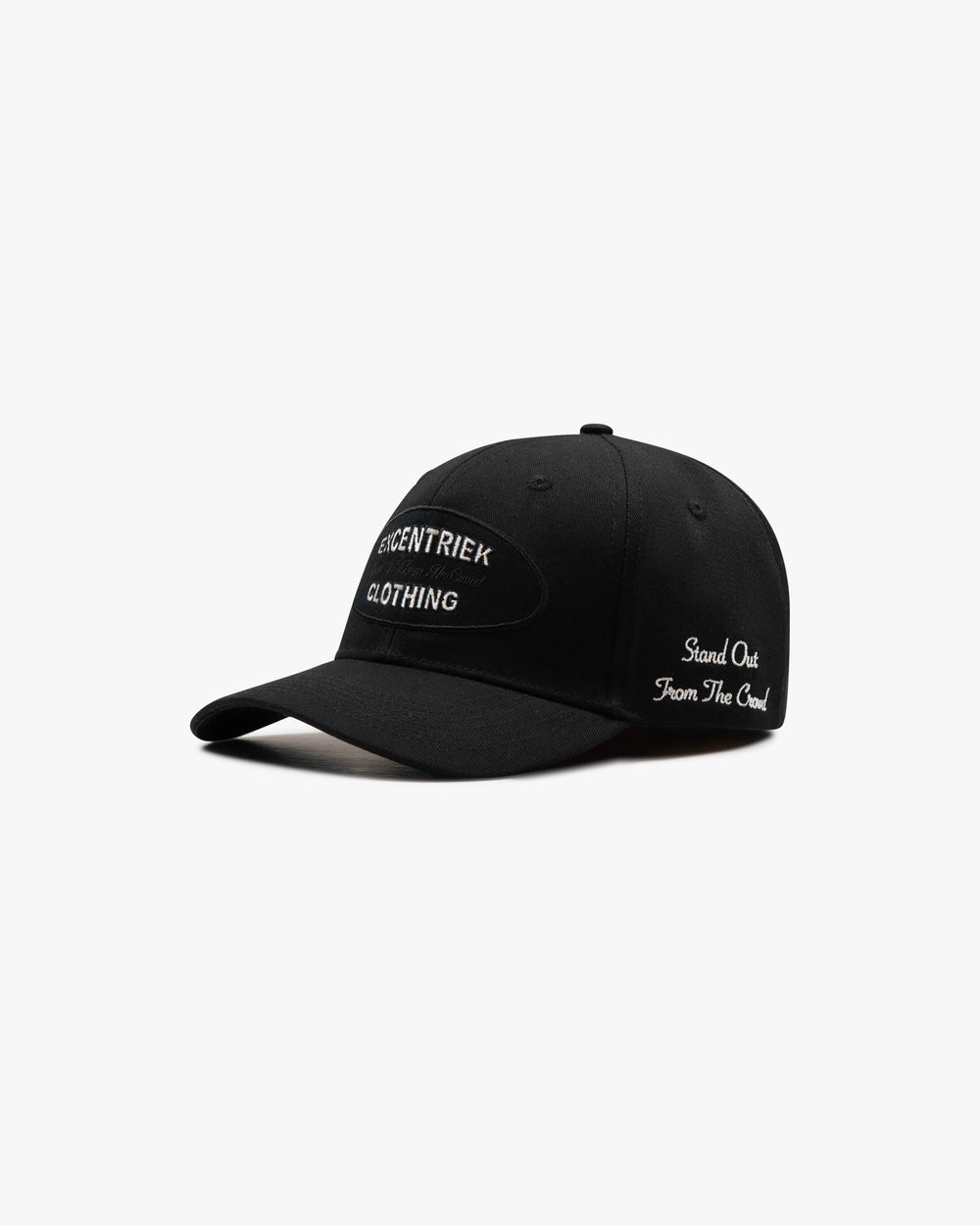 Embroided Cap Deep Black