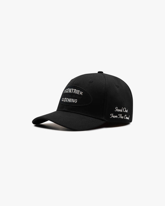 Embroided Cap Deep Black