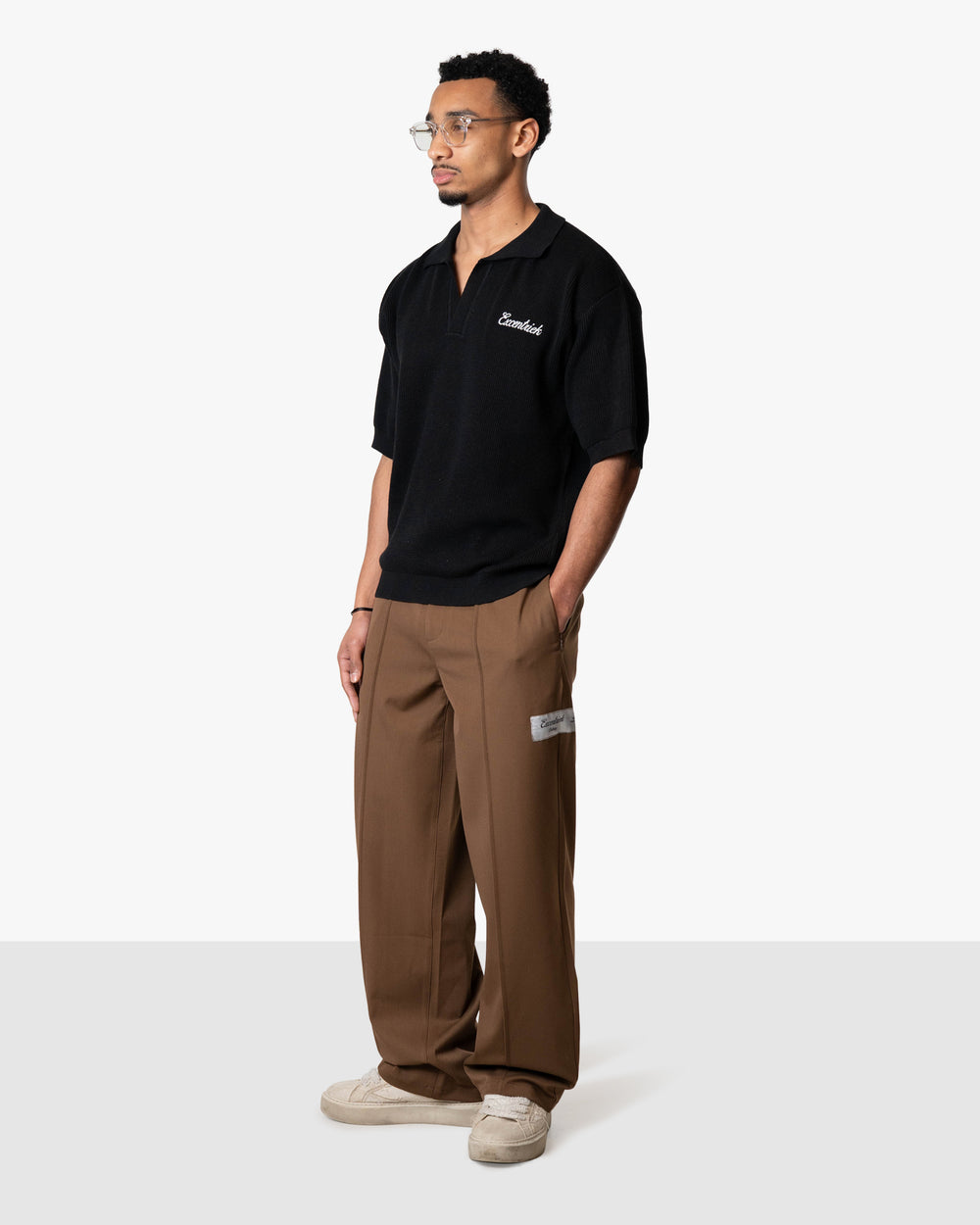 Patched Pantalon Tobacco Brown