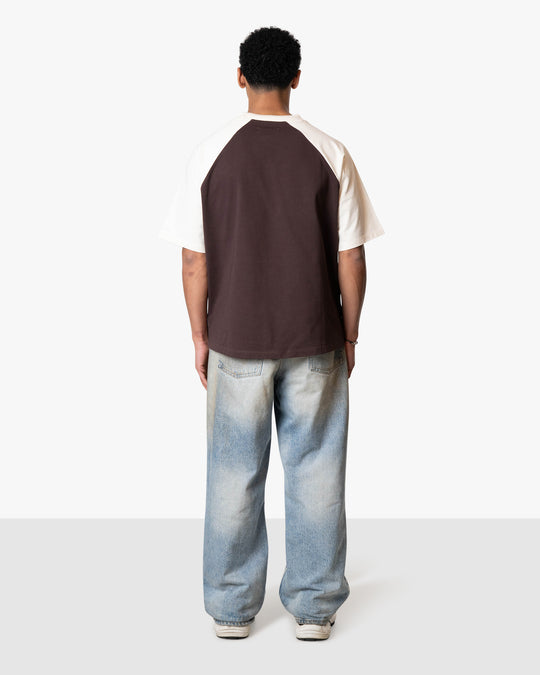 Baseball Tee Cream/Brown