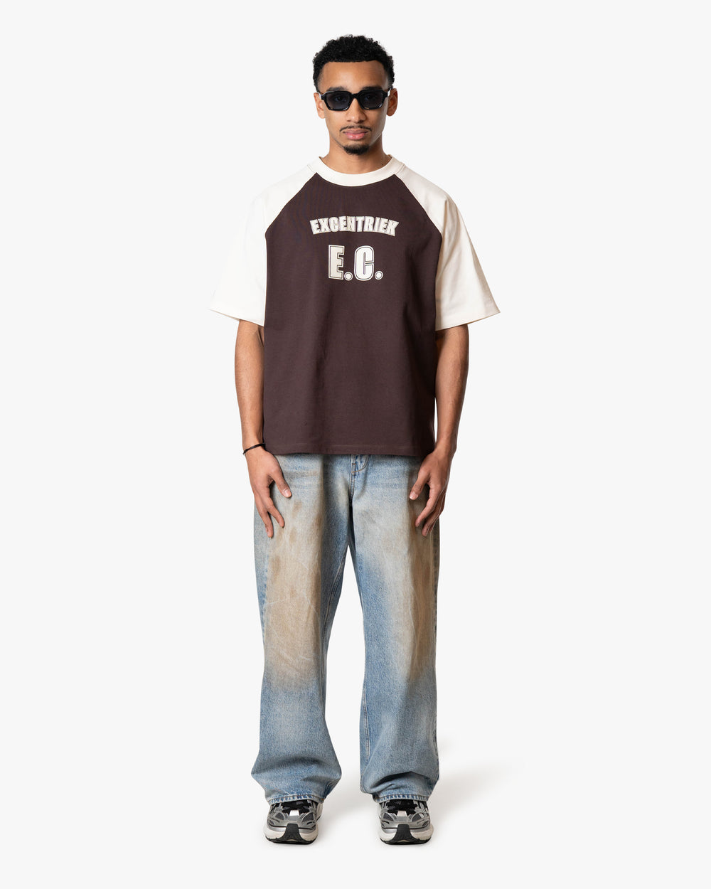 Baseball Tee Cream/Brown