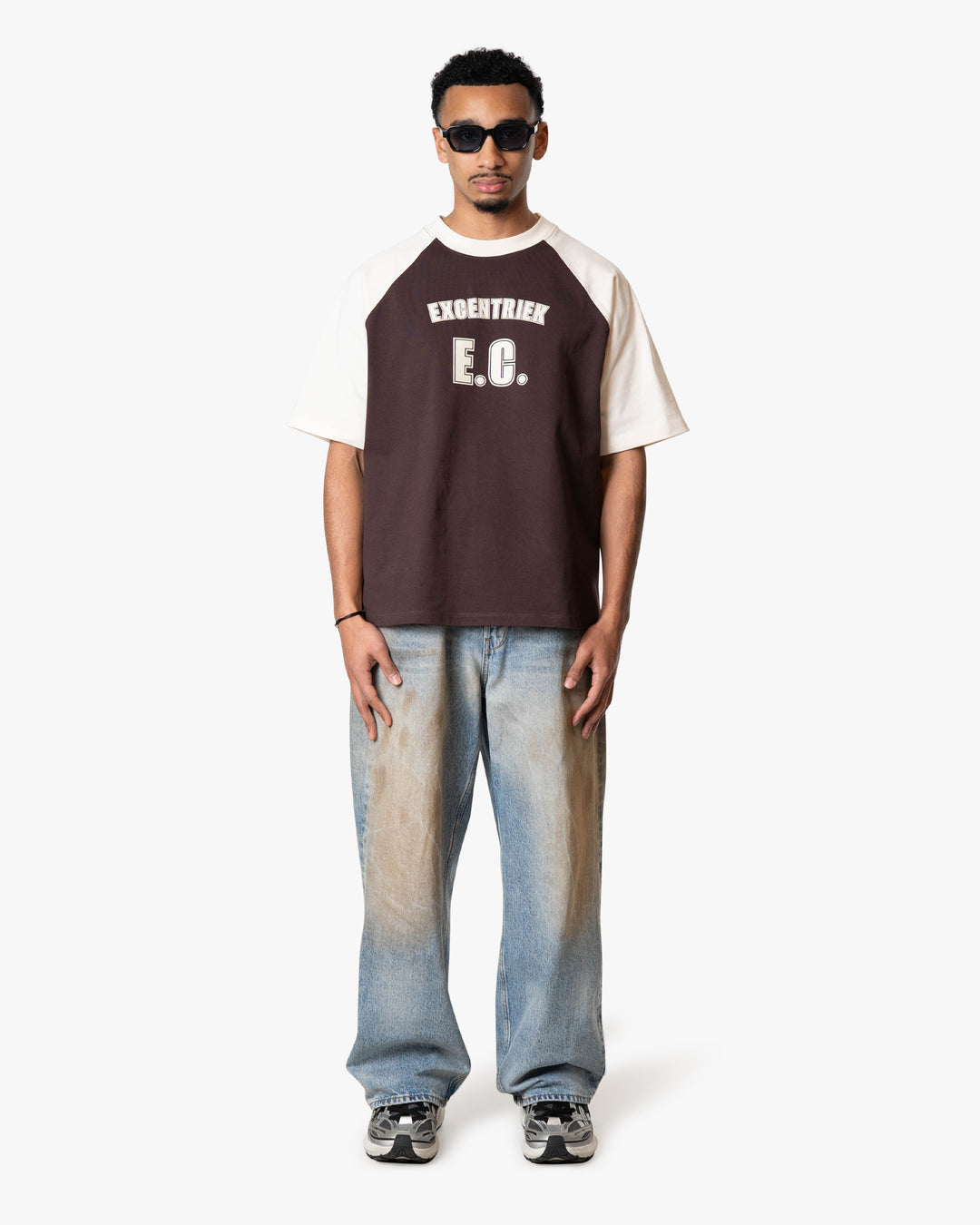 Baseball Tee Cream/Brown