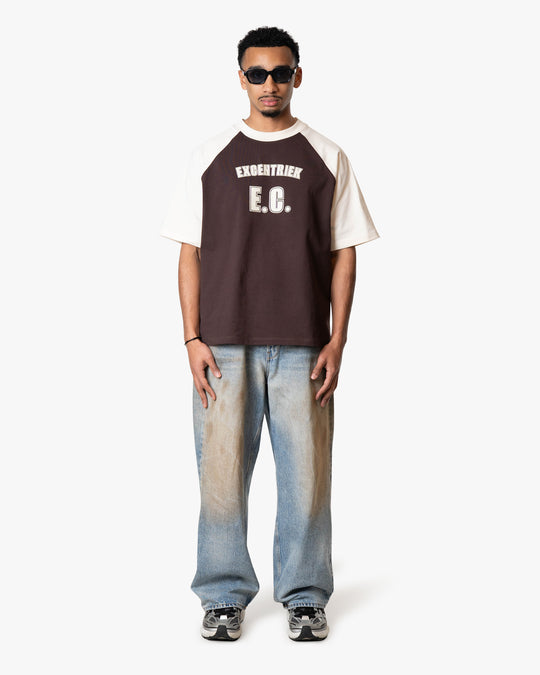 Baseball Tee Cream/Brown