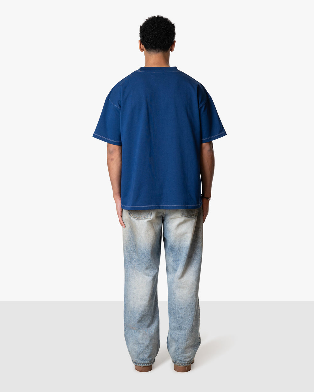 Outerlines Tee Ocean Blue