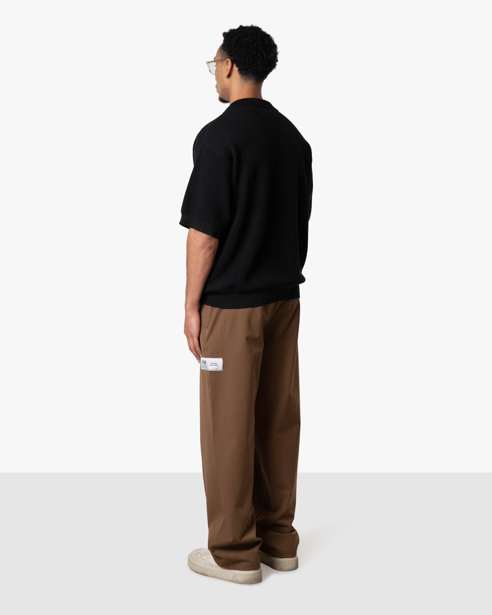 Patched Pantalon Tobacco Brown