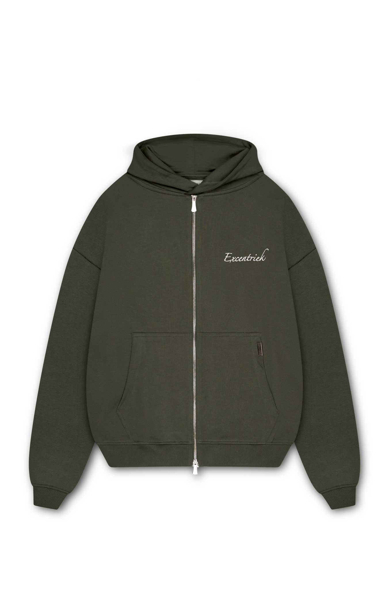 Essential Double Zipped Hoodie Deep Black – Excentriek Essential Double Zipped Hoodie Deep Black – Excentriek