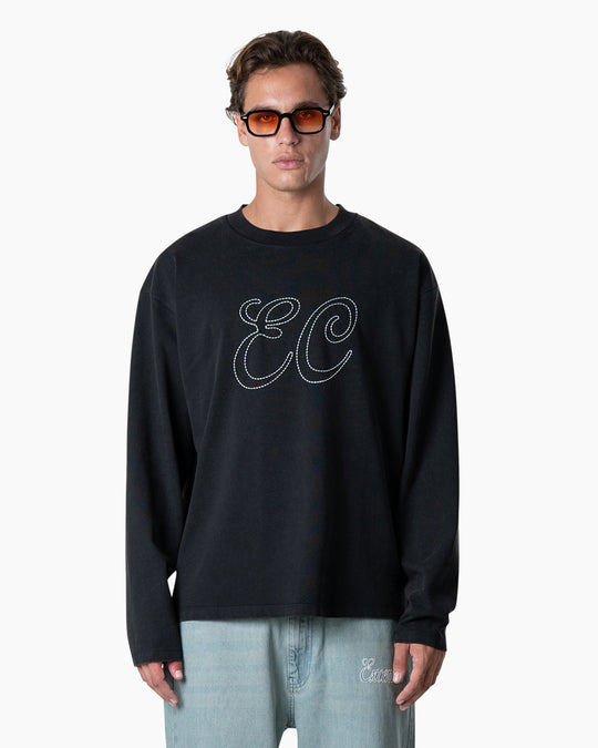 Stitched Long Sleeve | Washed Antracite