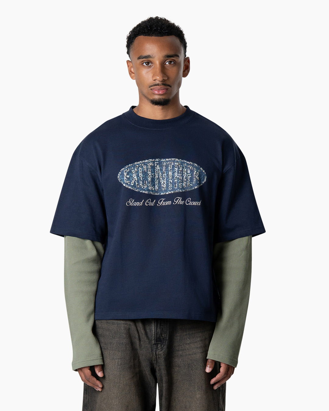 Crest Long Sleeve | Blue/Green