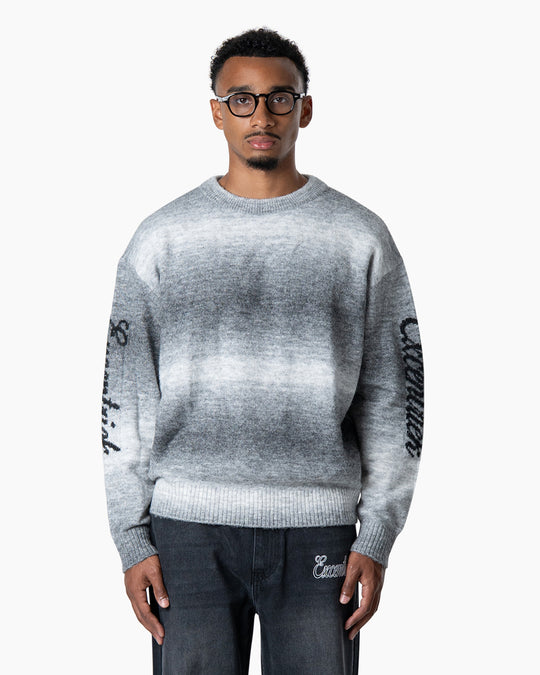 Blurred Lines Sweater | Marble Grey