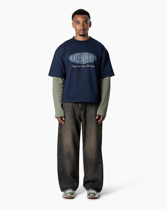 Crest Long Sleeve | Blue/Green