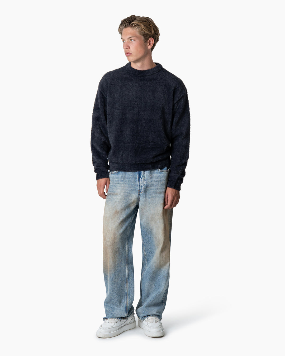 Furry Sweater | Deep Black