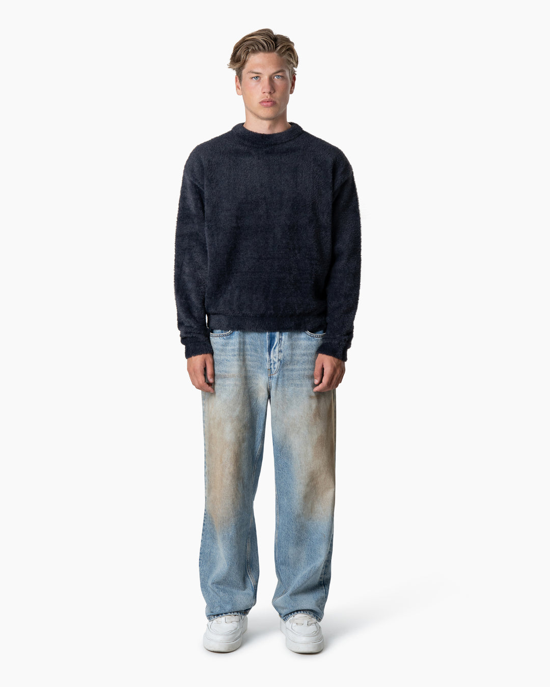 Furry Sweater | Deep Black