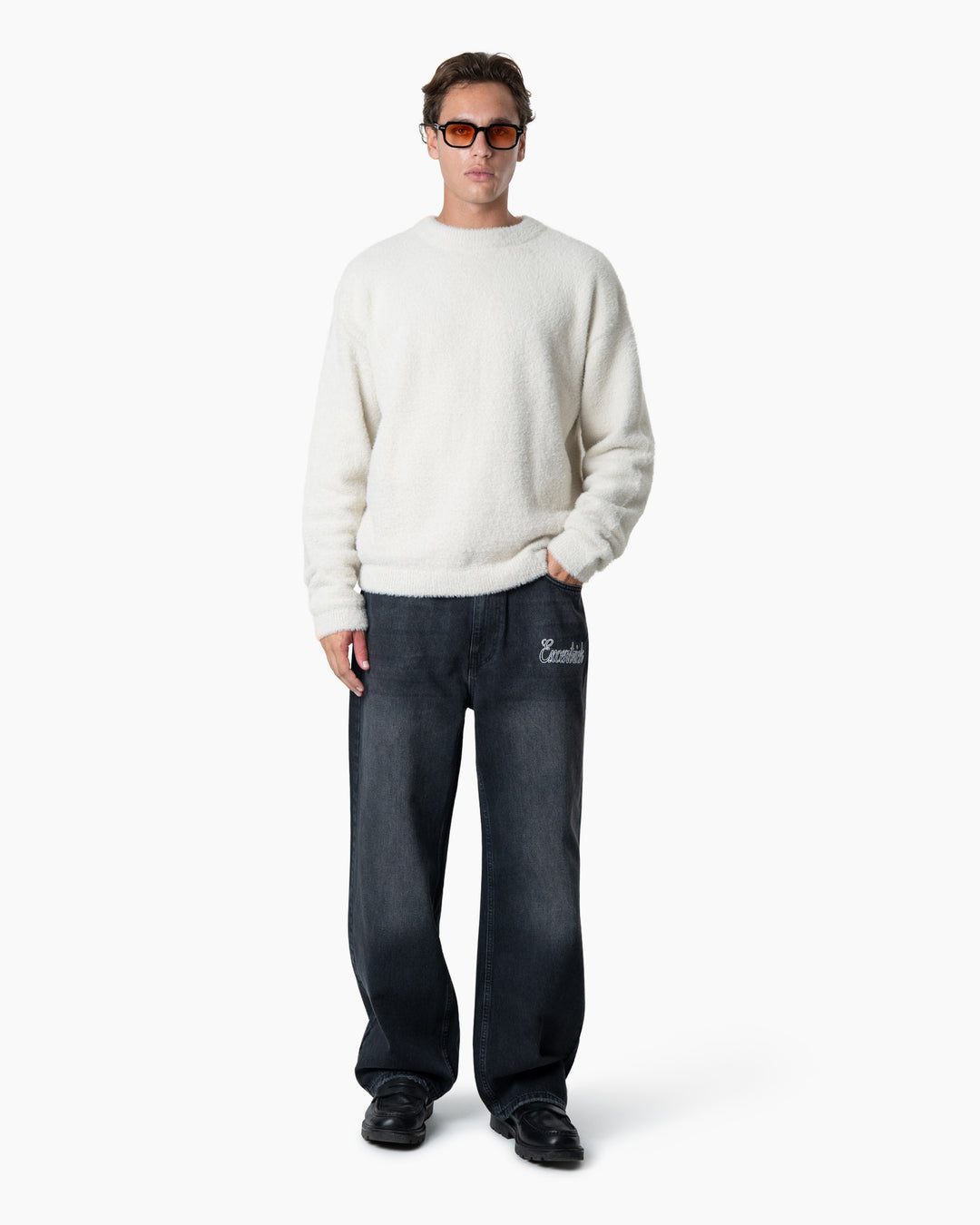 Furry Sweater | Cloud Grey