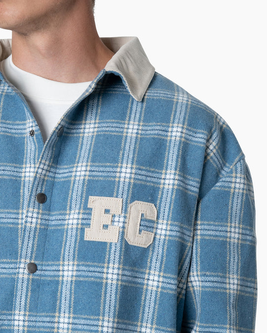 Contrast Flannel Blue