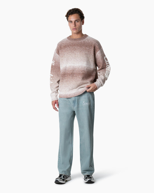 Blurred Lines Sweater | Tobacco Brown