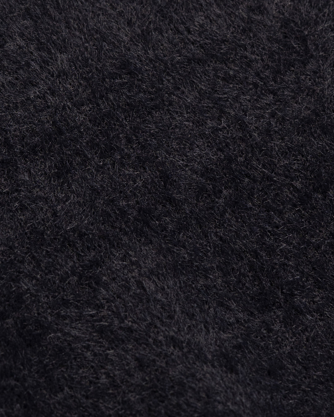 Furry Sweater | Deep Black