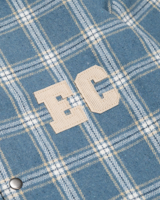 Contrast Flannel Blue