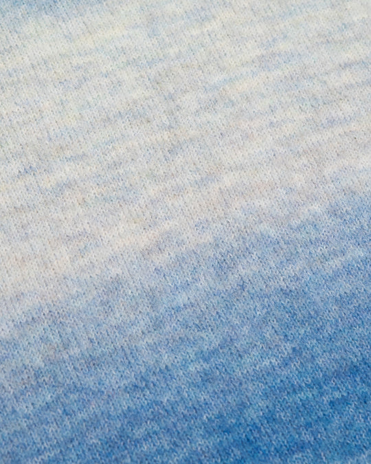 Blurred Lines Sweater | Ocean Blue