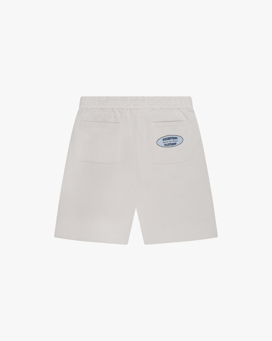Check The Back Short Light Grey