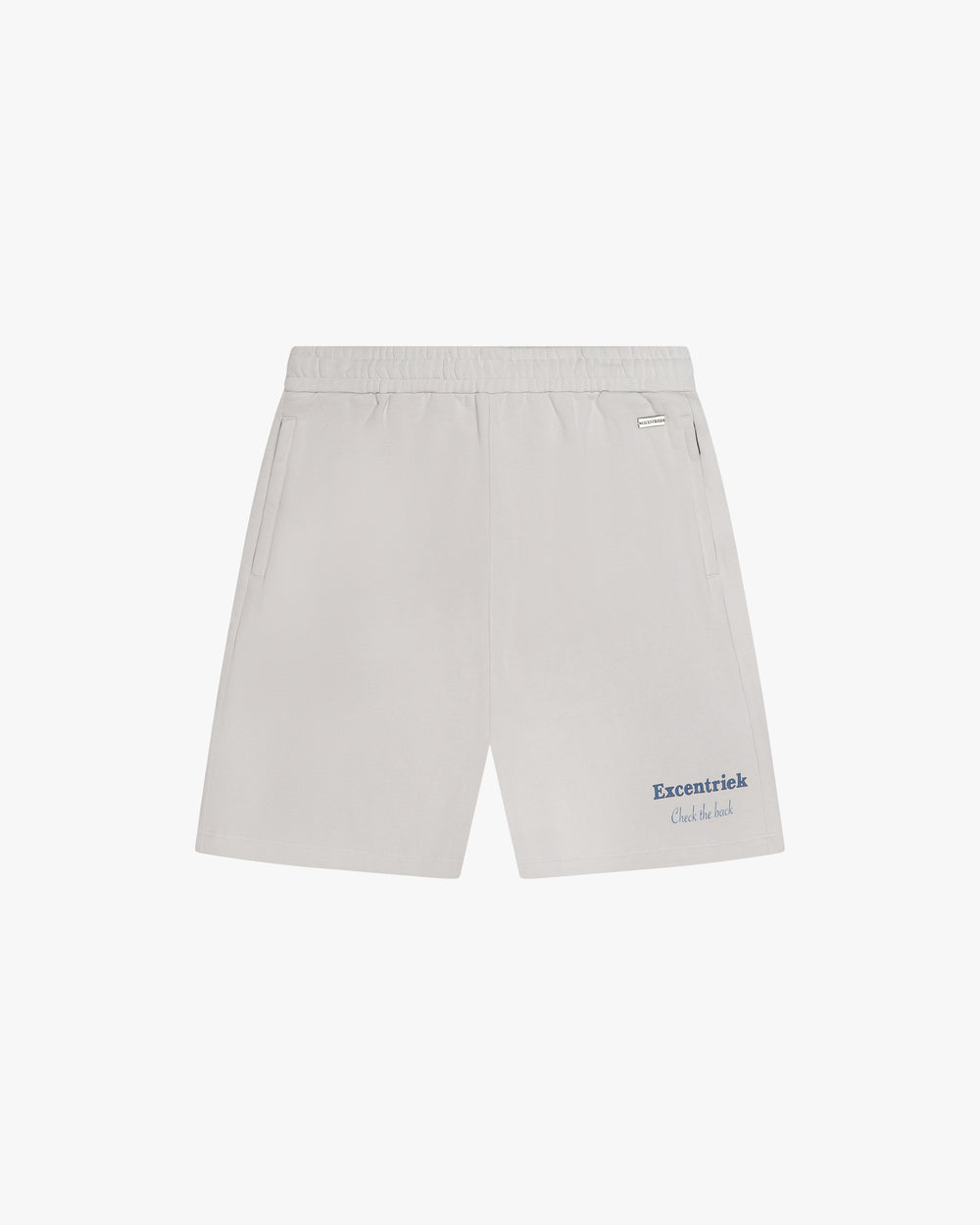 Check The Back Short Light Grey