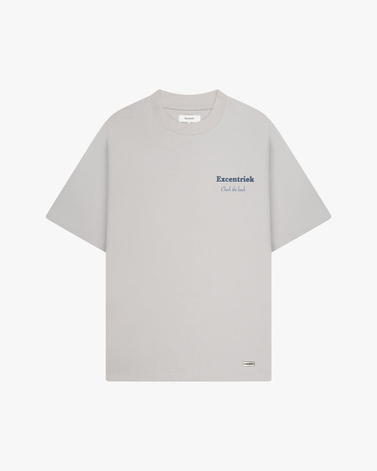 Check The Back T-Shirt Light Grey