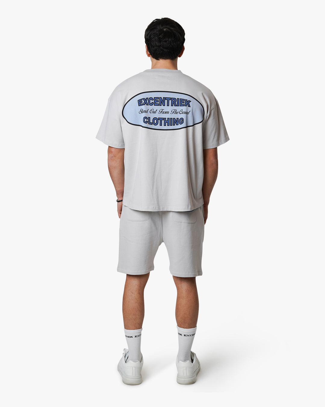 Check The Back T-Shirt Light Grey