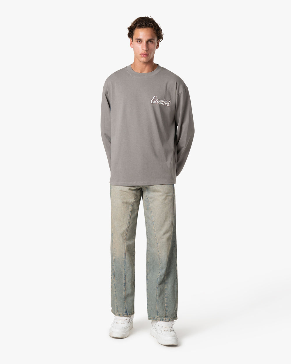 Script Long Sleeve Smoked Earth