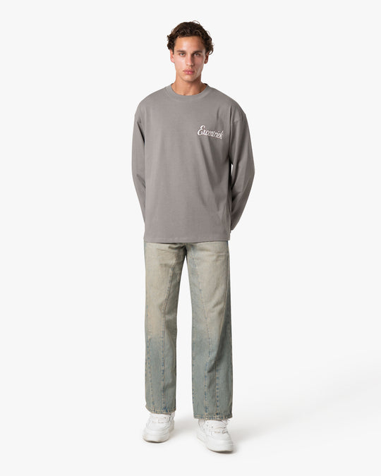 Script Long Sleeve Smoked Earth