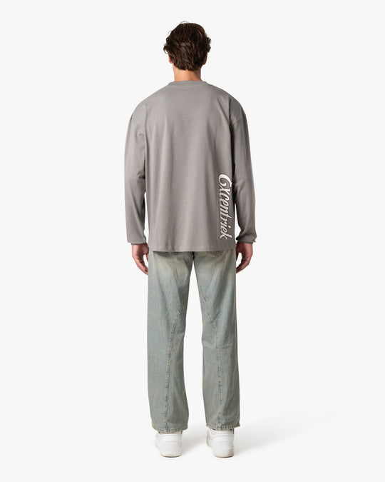 Script Long Sleeve Smoked Earth