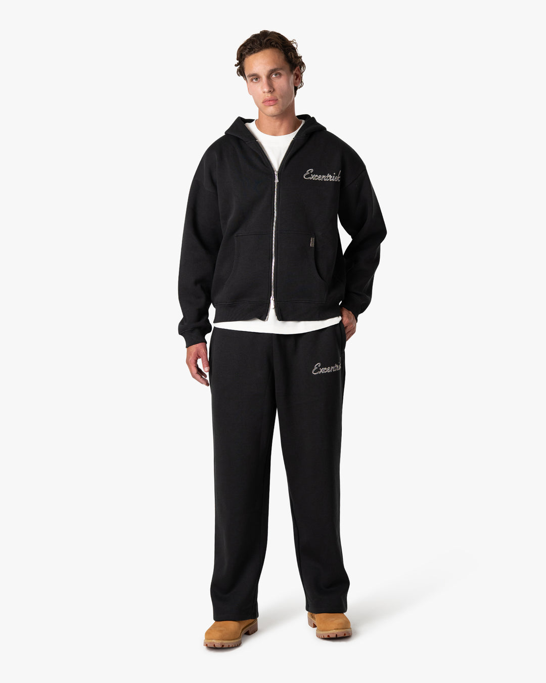 Initial Sweatpants Black