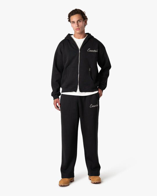 Initial Sweatpants Black