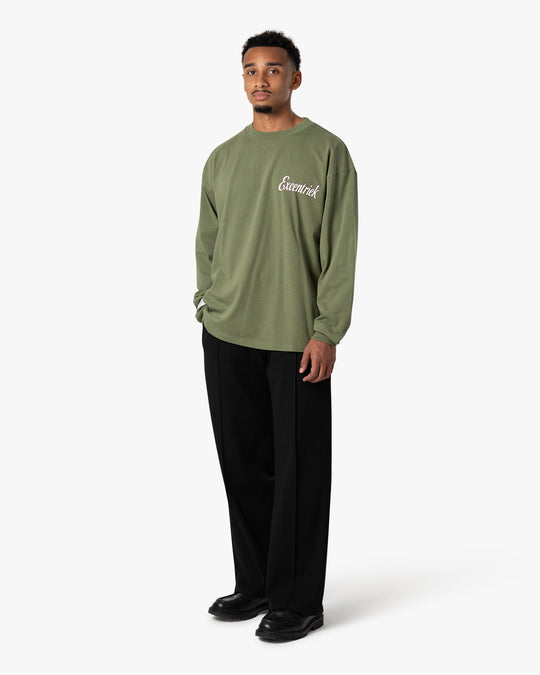 Script Long Sleeve Moss