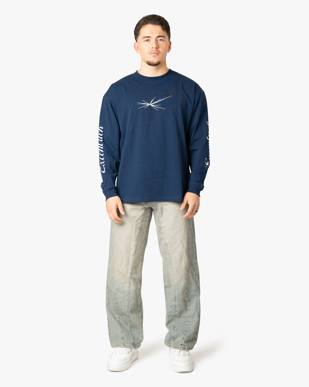 Logo Long Sleeve T-Shirt Deep Blue