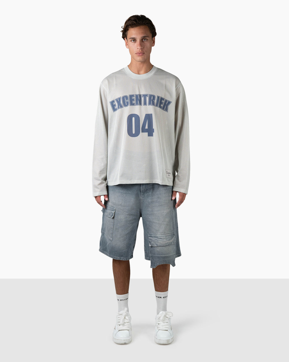 Mesh Long Sleeve | Grey