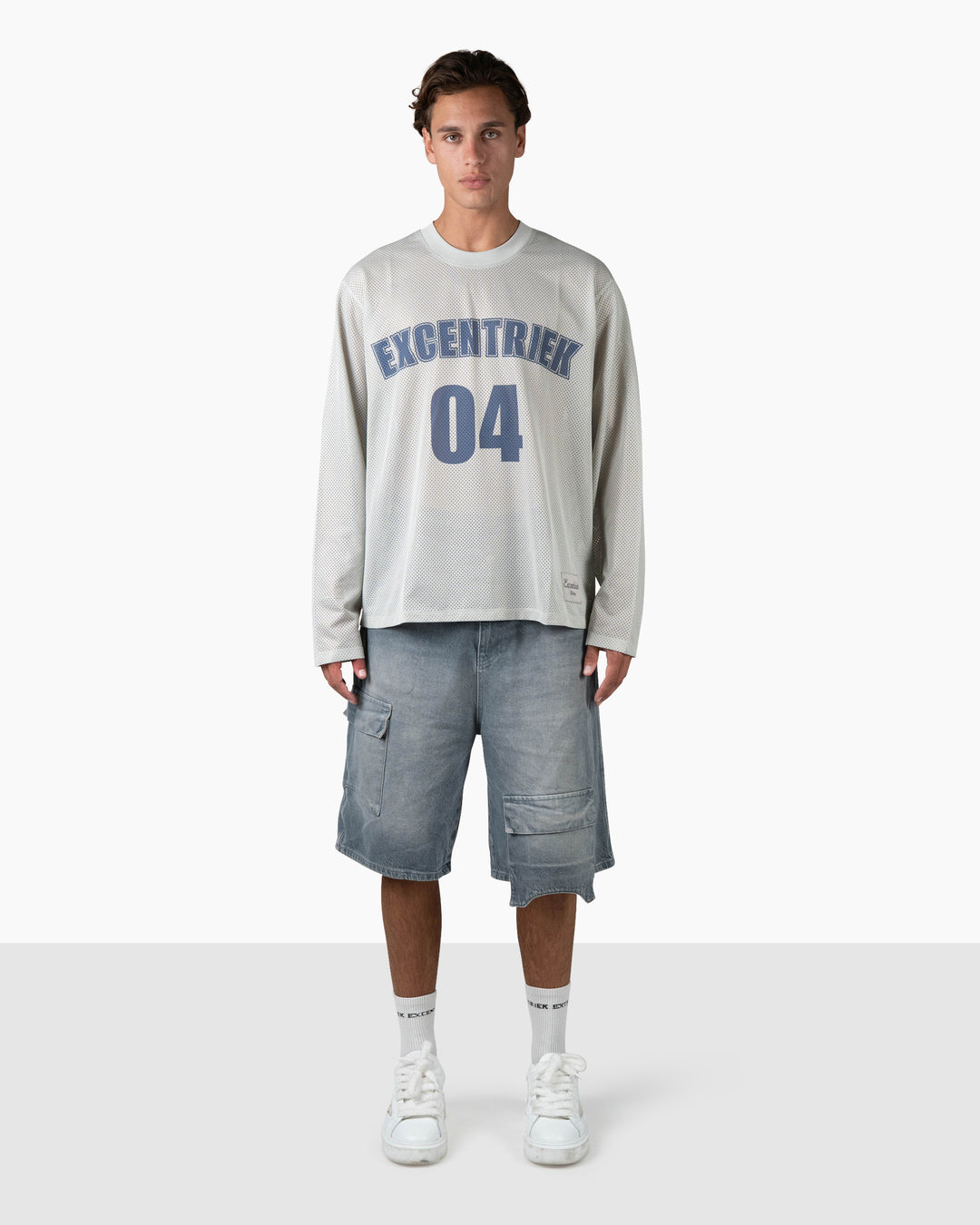Mesh Long Sleeve | Grey
