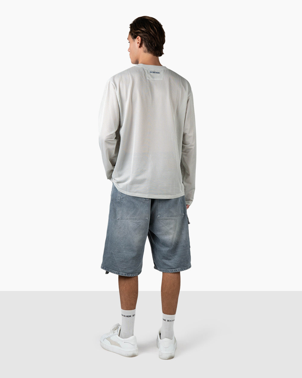Mesh Long Sleeve | Grey