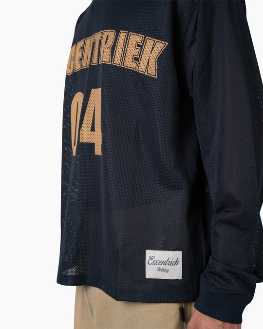 Mesh Long Sleeve | Deep Black