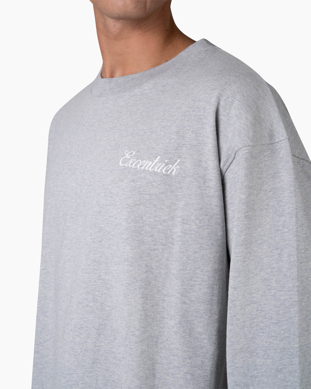 Initial Long Sleeve | Melange Grey