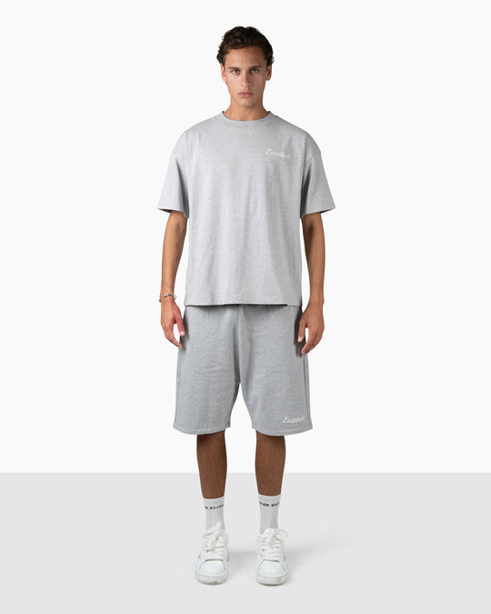 Initial Short | Melange Grey