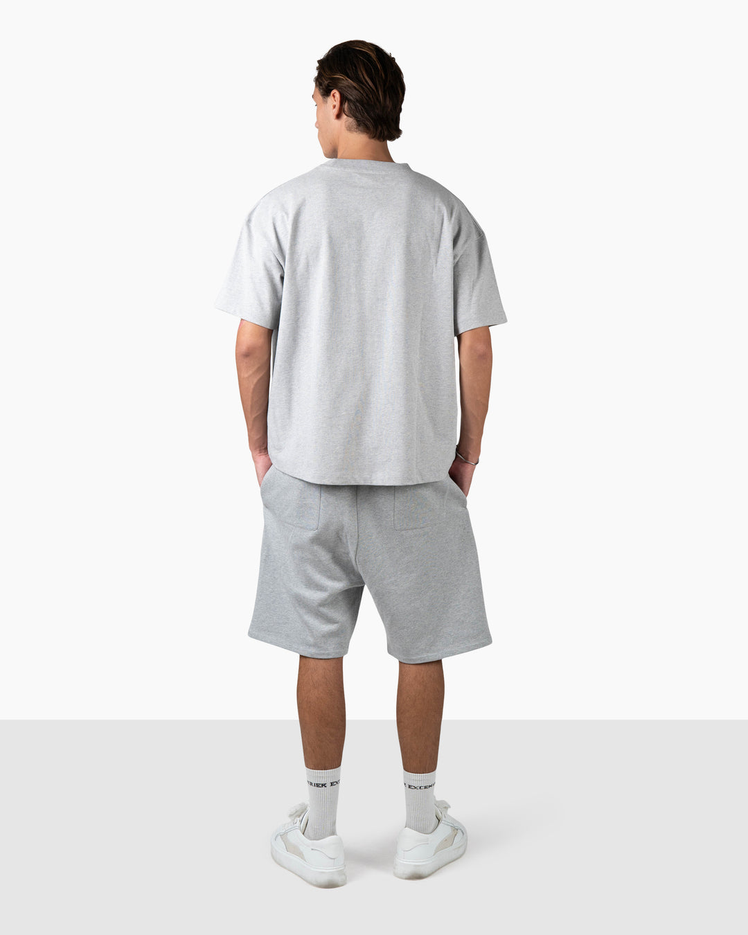 Initial Short | Melange Grey