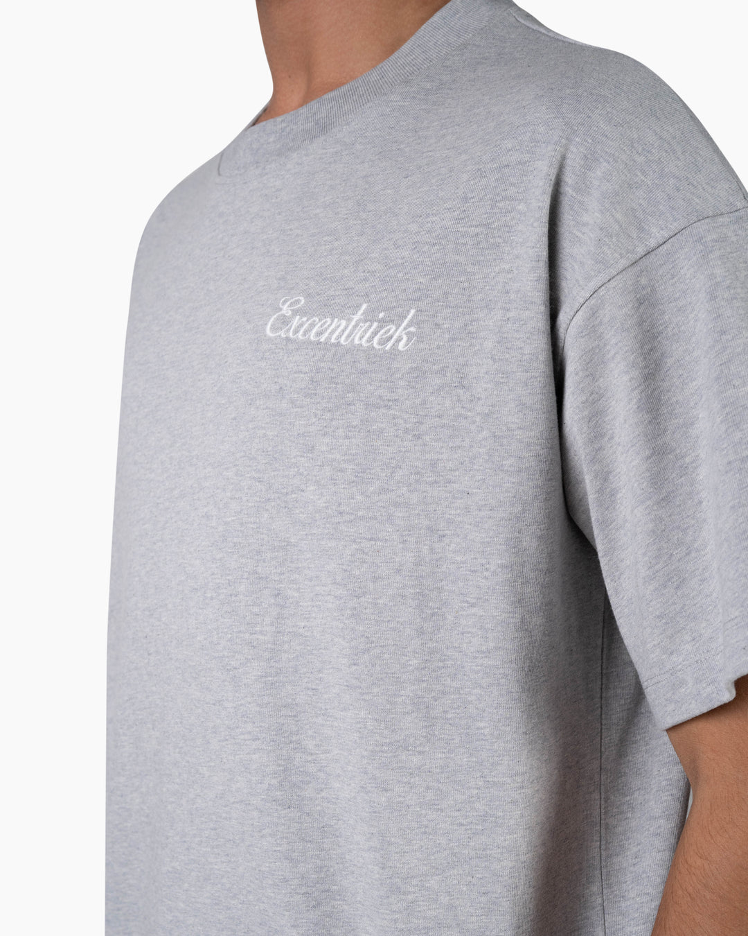 Initial Tee | Melange Grey