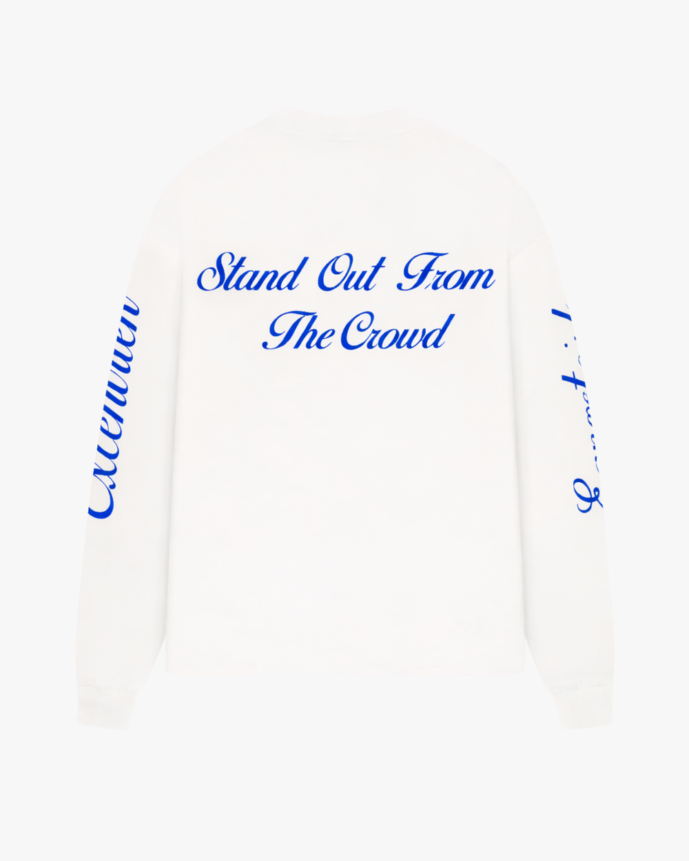 Logo Long Sleeve T-Shirt White Cobalt