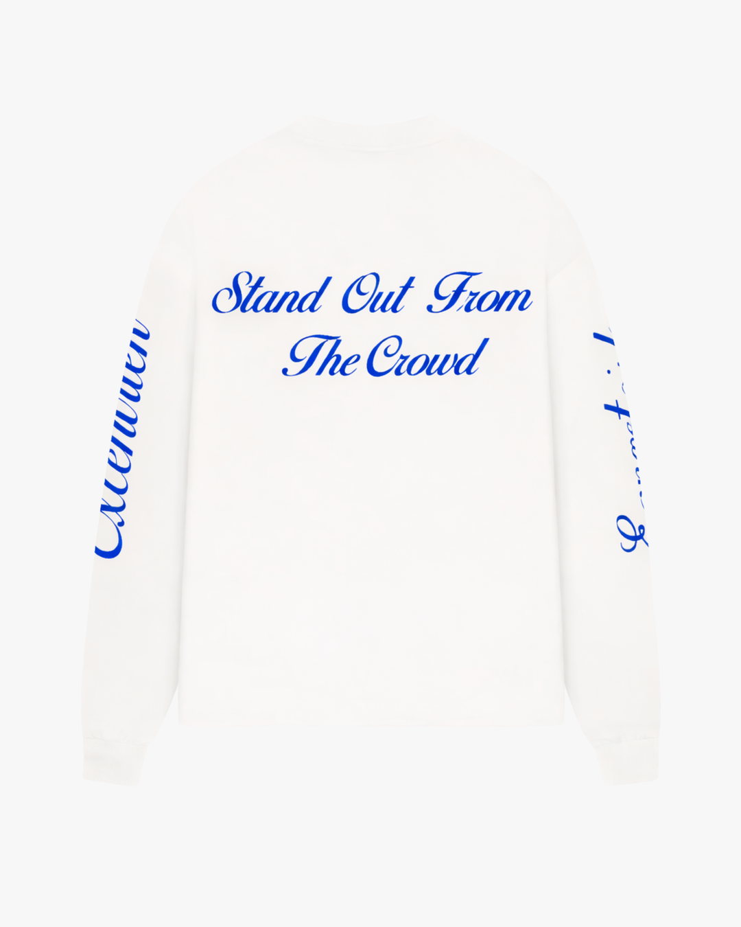 Logo Long Sleeve T-Shirt White Cobalt