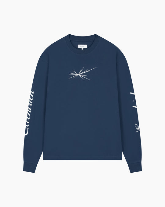 Logo Long Sleeve T-Shirt Deep Blue